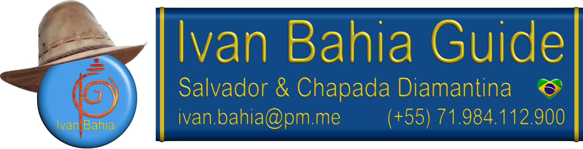 logo Ivan Bahia Guide Chapada Diamantina Brazil, Bahia Metisse, bahiametisse, cassi, Dirck van Kerckhove, Fernando Bingre, guide francophone organise séjour / voyage à Salvador da Bahia / Brésil.